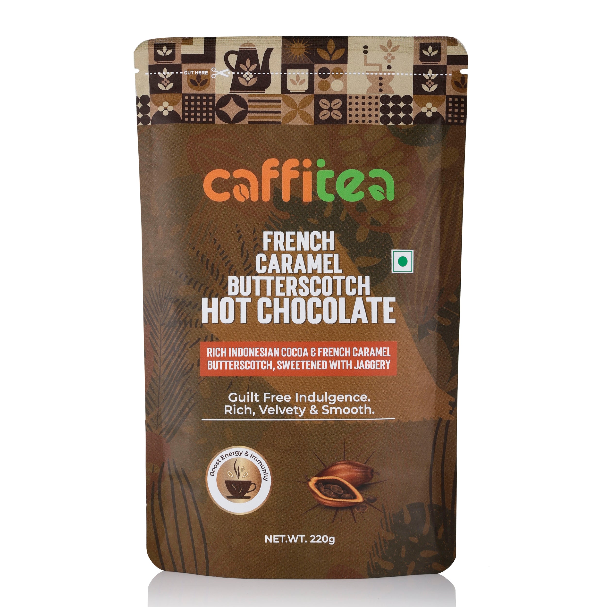 French Caramel Butterscotch Hot Chocolate