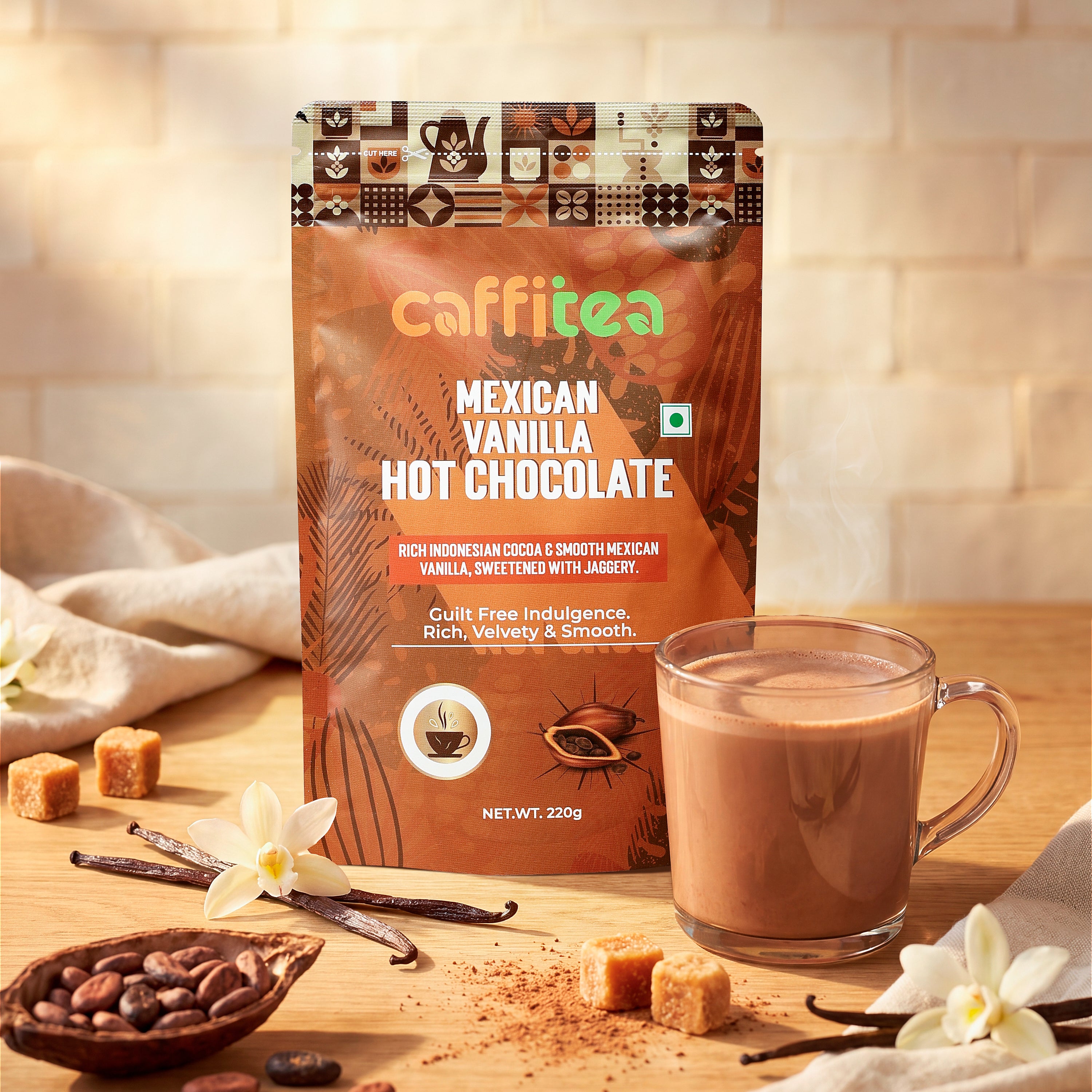 Mexican Vanilla Hot Chocolate